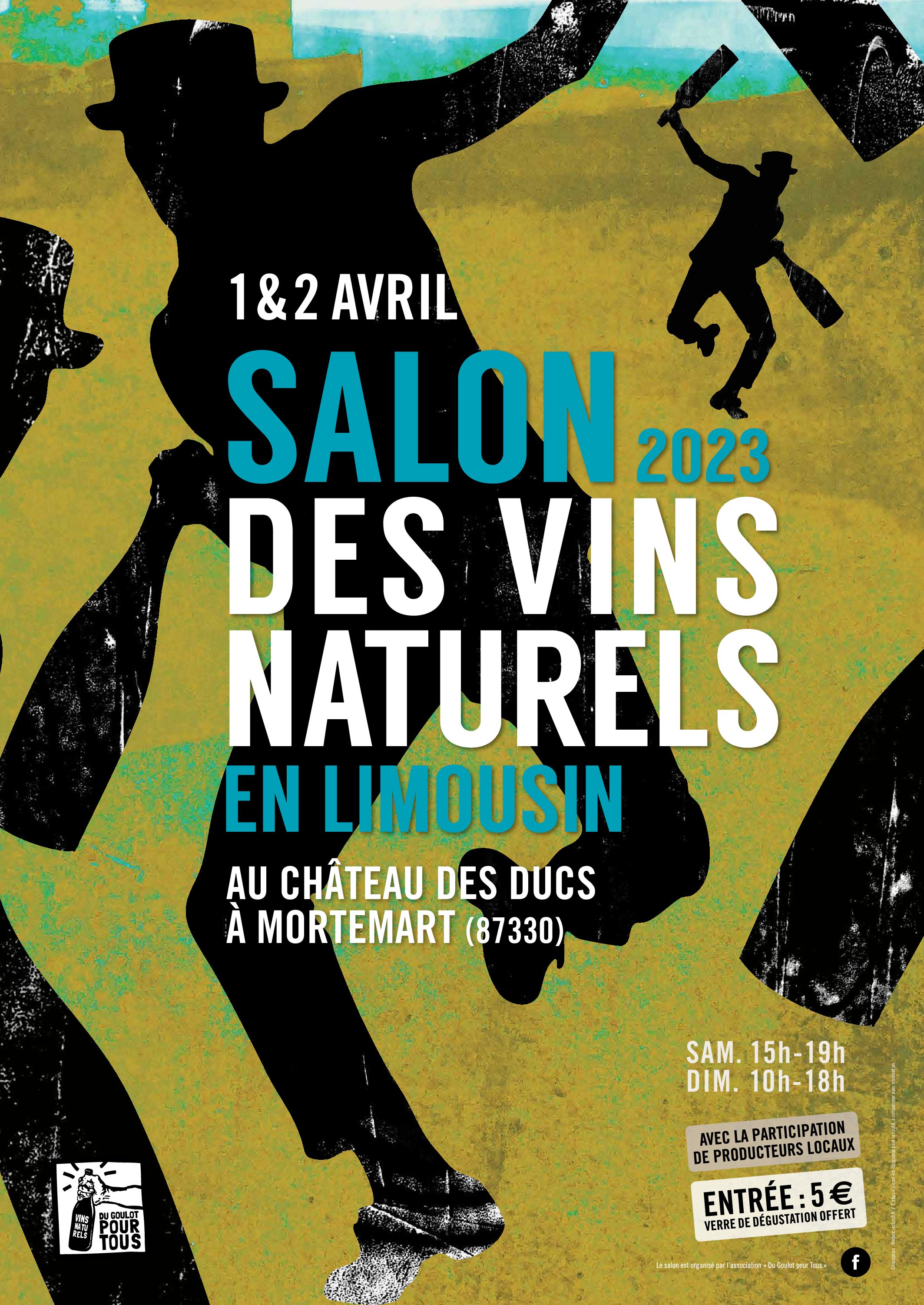 Salon des vins naturels des 1er et 2 avril 2023 à Mortemart