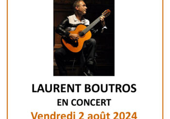 Laurent Boutros en concert à Mortemart