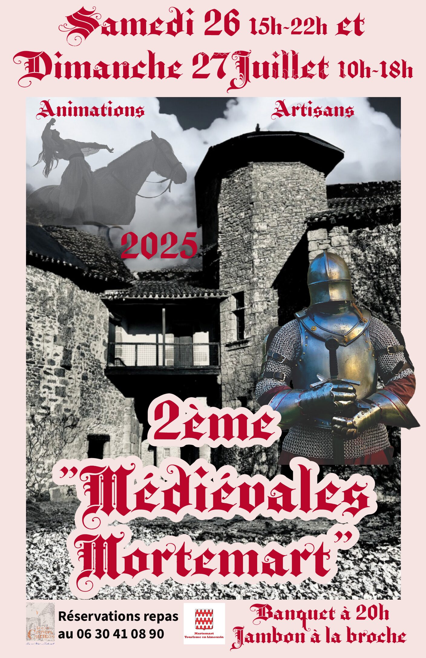 2ème Médiévales de Mortemart les 26 et 27 juillet