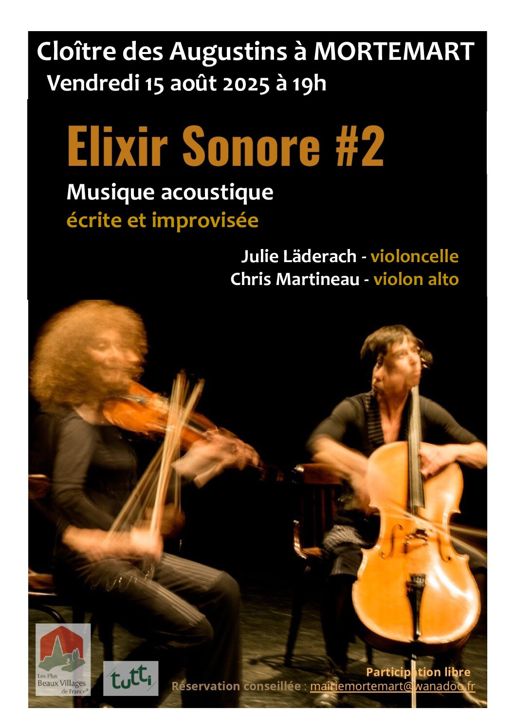 Concert à Mortemart le 15 août 2025