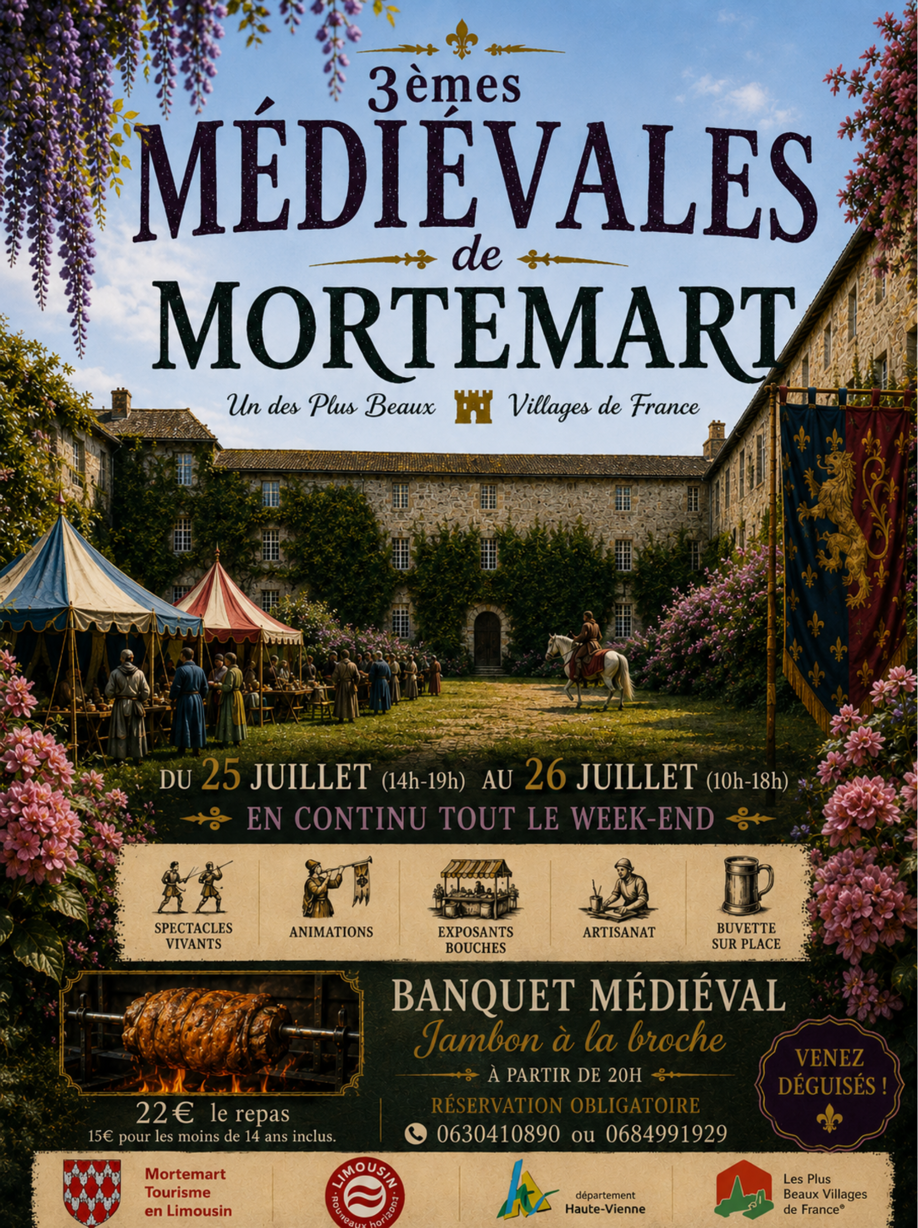 Les Médiévales du 25 au 26 juillet